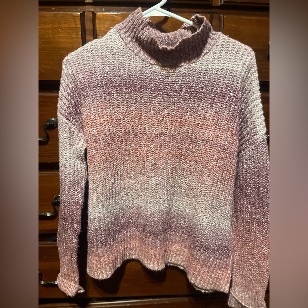 Multi color wool sweater